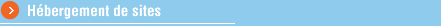 H�bergement de sites
