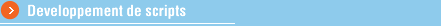 D�veloppement de scripts